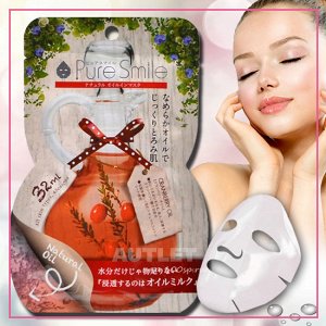 "Pure Smile" "Natural Oil-in-Mask" Подтягивающая косметическая маска для лица с маслом клюквы и гиал. кислотой