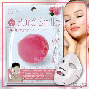 "Pure Smile" "Essence mask" Обновляющая маска для лица с эссенцией персика