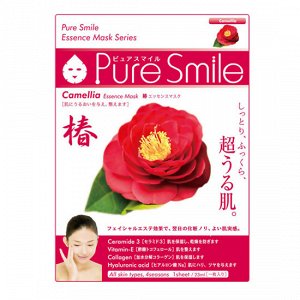 "Pure Smile" "Essence mask" Увлажняющая маска для лица с эссенцией цветов камелии