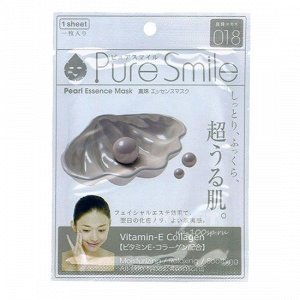 Маска для лица "SunSmile" PureSmile 018 Pearl Essense Mask косметическая жемчуг 1шт, 1/600