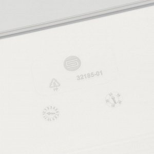 Ящик для хранения «Кристалл XS Plus», 16 л, 38,9x27,5x21,5 см, с крышкой, прозрачный