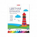 Бумага цветная А4, 10 цветов, 10 листов, ErichKrause, односторонняя, немелованная, на склейке, плотность 80 г/м2, схема поделки