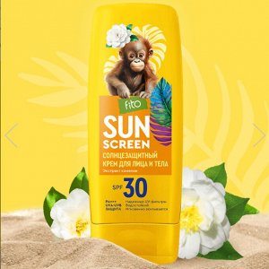 ФК "SUN SCREEN" Солнцезащитный крем для лица и тела SPF-30 с экстрактом Камелии 140мл
