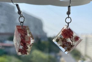 Канцелярия Серьги Ручная работа
