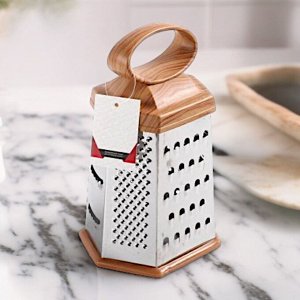 Терка шестигранная с пластиковой ручкой-держателем