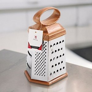 Терка шестигранная с пластиковой ручкой-держателем