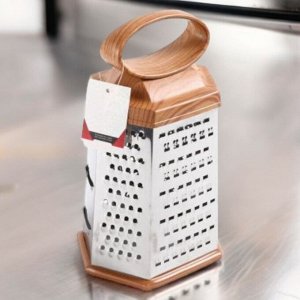 Терка шестигранная с пластиковой ручкой-держателем