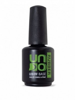 UNO rubber, Каучуковая база для маникюра/гель-лака/ ногтей, 15 мл