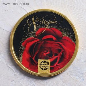 Шоколадная медаль "8 Марта", роза, 25 г