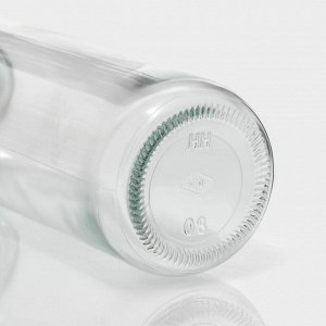 Бутылка для воды H=2O, 300 мл, h=17 см, стекло, прозрачная