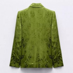 БЛЕЙЗЕР JACQUARD С БАНТОМ арт. 3252565, зеленый