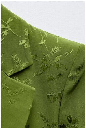 БЛЕЙЗЕР JACQUARD С БАНТОМ арт. 3252565, зеленый