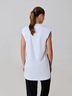 Oversize футболка без рукавов