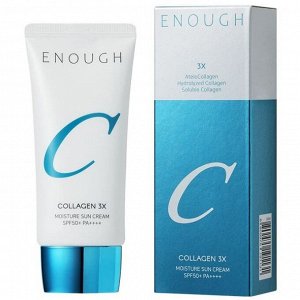 ENOUGH Collagen 3x moisture Sun Cream SPF50+ PA++++ Солнцезащитный крем с тройным коллагеном