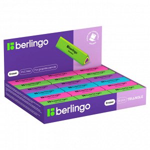Ластик Berlingo ""Triangle"", треугольный, термопластичная резина, 44*15*15мм