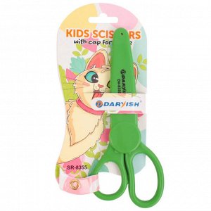 Ножницы 13,5см ""Darvish"" детские с колпачком