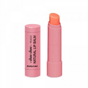 Бальзам для губ с экстрактом персика Choc Chok Natural Lip Balm Peach