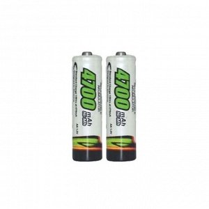 Аккумуляторные батарейки Maxday, AA, 2 шт., 4700 mAh, 1,2 V