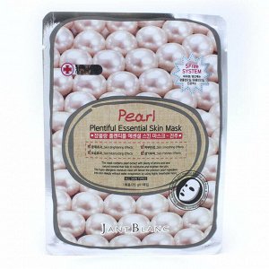 Jant Blanc Маска для лица ткан. ЖЕМЧУГ Pearl Plentiful Essential Skin Mask, 25 гр