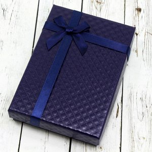 Подарочная коробочка(13*9)(Синий)009-4