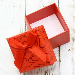 Подарочная коробочка под кольцо(5*5) (красный)0374-60