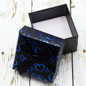 Подарочная коробочка под кольцо(5*5) (черный)0374-59