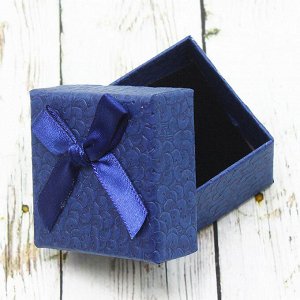 Подарочная коробочка под кольцо(5*5) (синий)0374-57