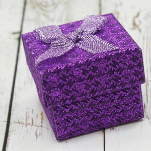 Подарочная коробочка под кольцо(5*5)(Фиолетовый)0374-41