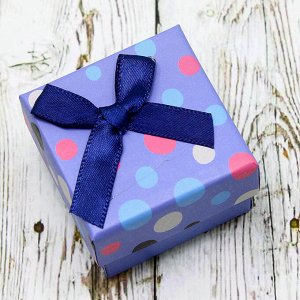 Подарочная коробочка под кольцо(5*5) (Синий)0374-29