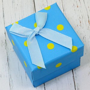 Подарочная коробочка под кольцо(5*5)(Синий)0374-19