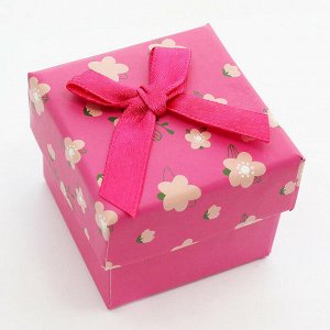 Подарочная коробочка под кольцо(5*5)(Розовый)0374-17