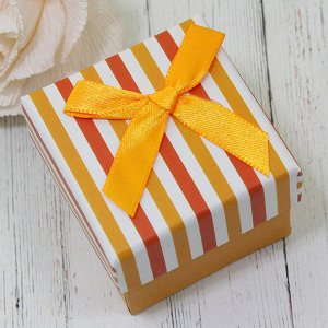 Подарочная коробочка под кольцо(5*5) (Оранж)0374-15