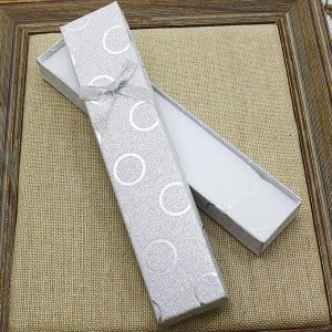Подарочная коробочка(21*4,5)(серебро)004-37
