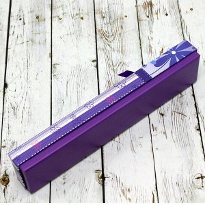 Подарочная коробочка(21*4,5)(Фиолетовый)004-13