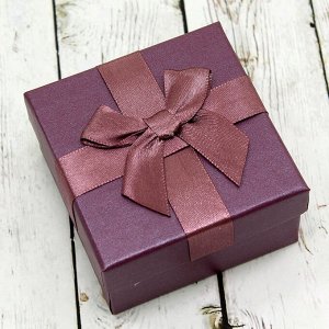 Подарочная коробочка(7*9) (Бордо)002-60