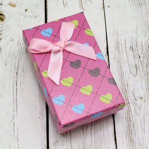 Подарочная коробочка (8*5)(Розовая)003-64