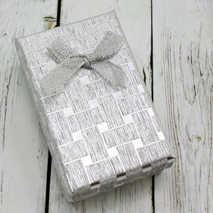 Подарочная коробочка (8*5)(Серебристый)003-54