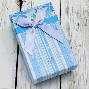 Подарочная коробочка (8*5)(Голубой)003-49