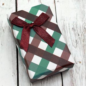 Подарочная коробочка (8*5)(коричневый)003-40