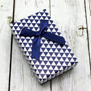 Подарочная коробочка (8*5)(Синий)003-7