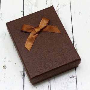 Подарочная коробочка(7*9)(коричневый)002-52