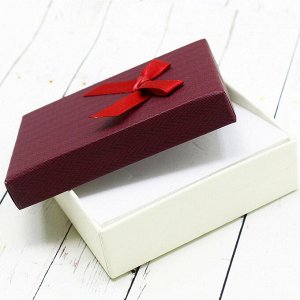 Подарочная коробочка(7*9)(Бордовый)002-31