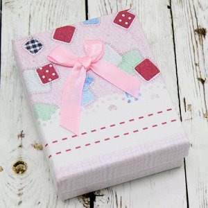 Подарочная коробочка(7*9) (Розовый)002-22
