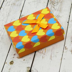 Подарочная коробочка(7*9) (Оранж)002-1
