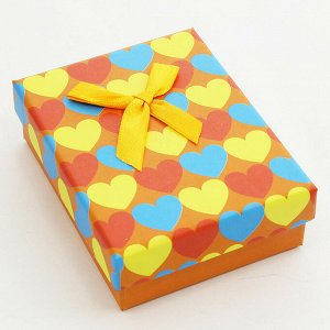 Подарочная коробочка(7*9) (Оранж)002-1