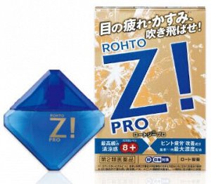 Капли для глаз ROHTO Z PRO Мощные капли для глаз от усталости, 12 мл