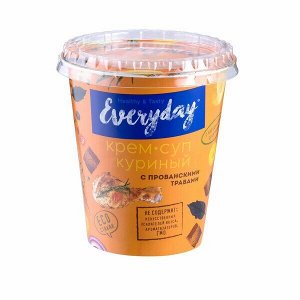 Крем-суп EVERYDAY курин. с прованск. травами и бородинск. сухарикам т/с 32 гр