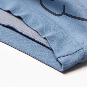 Костюм детский с начёсом (свитшот, брюки) KAFTAN Кролик, голубой
