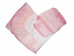 Бант и уголок на одеяло для новорожденного (ситец) арт.72-я