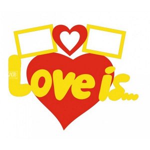 Фоторамка 'LOVE is'